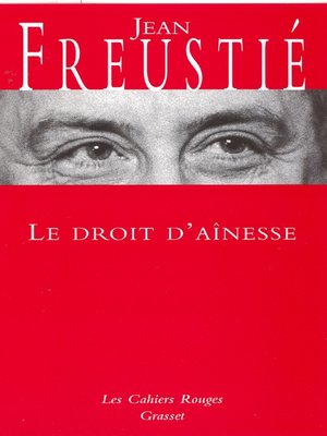 cover image of Le droit d'aînesse